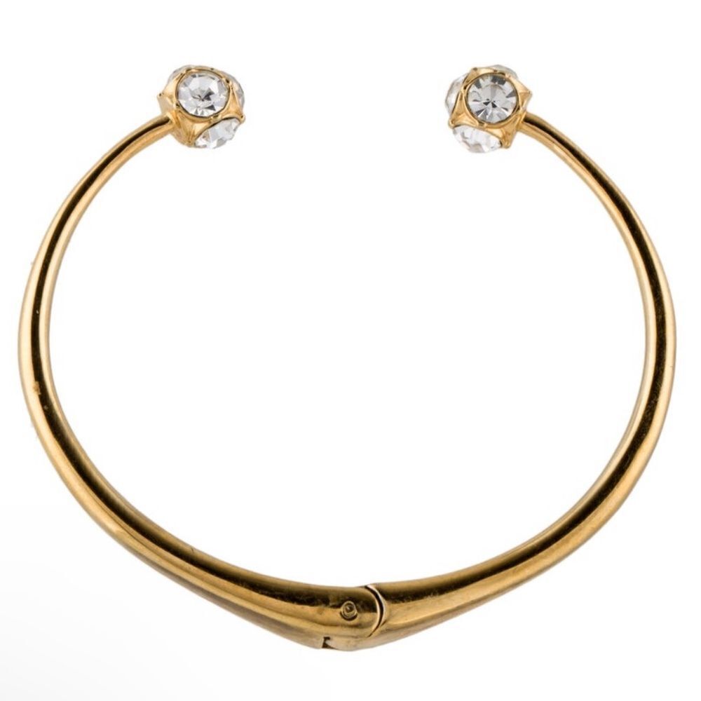 NWOT New Kate Spade Rose Gold Crystal Lady Marmalade Open Cuff Bracelet - Picture 2 of 9